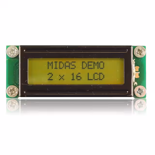 MC21603A6W-SPTLY-V2 Midas Displays  Modules d'affichage - LCD OLED Caractères et Numériques