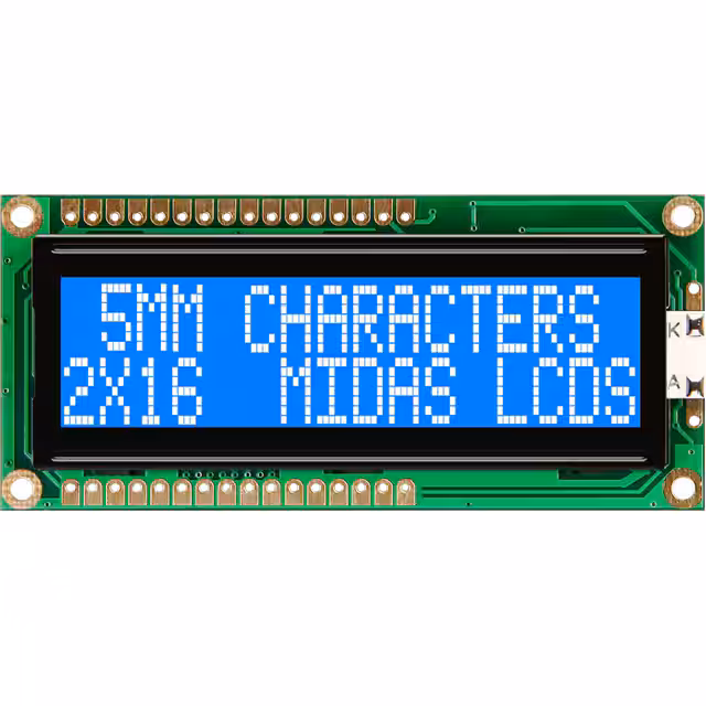 MC21605G6WD-BNMLW-V2 Midas Displays  Modules d'affichage - LCD OLED Caractères et Numériques