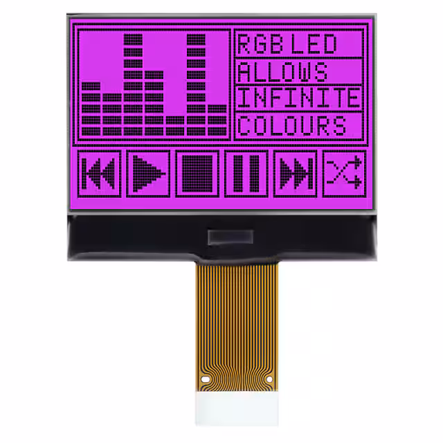 MCCOG128064B12W-FPTLRGB Midas Displays  Modules d'affichage - LCD OLED Graphic