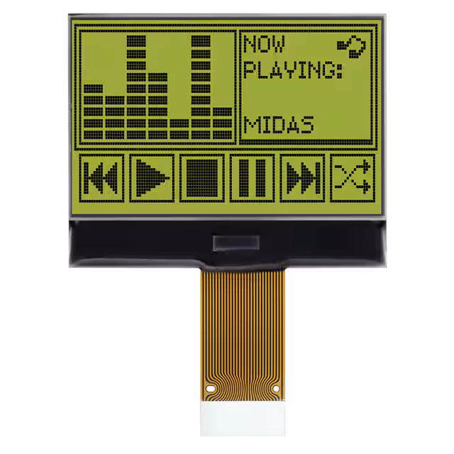 MCCOG128064B12W-SPR Midas Displays  Modules d'affichage - LCD OLED Graphic