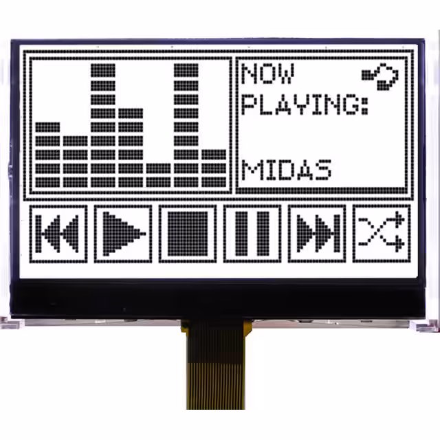 MCCOG128064N6W-FPTLW Midas Displays  Modules d'affichage - LCD OLED Graphic