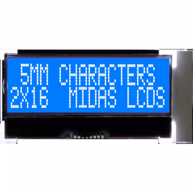 MCCOG21605D6W-BNMLWI Midas Displays  Anzeigemodule – LCD-OLED-Zeichen und -Ziffern