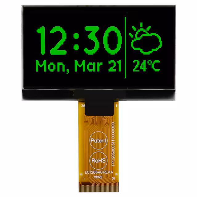 MCOT128064H1V-GM Midas Displays  Modules d'affichage - LCD OLED Graphic