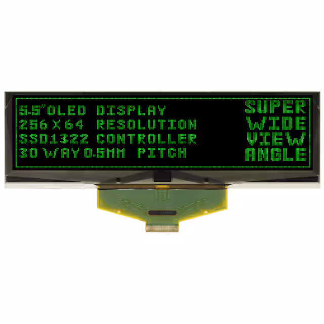 MCOT256064C1Y-GM Midas Displays  Modules d'affichage - LCD OLED Graphic