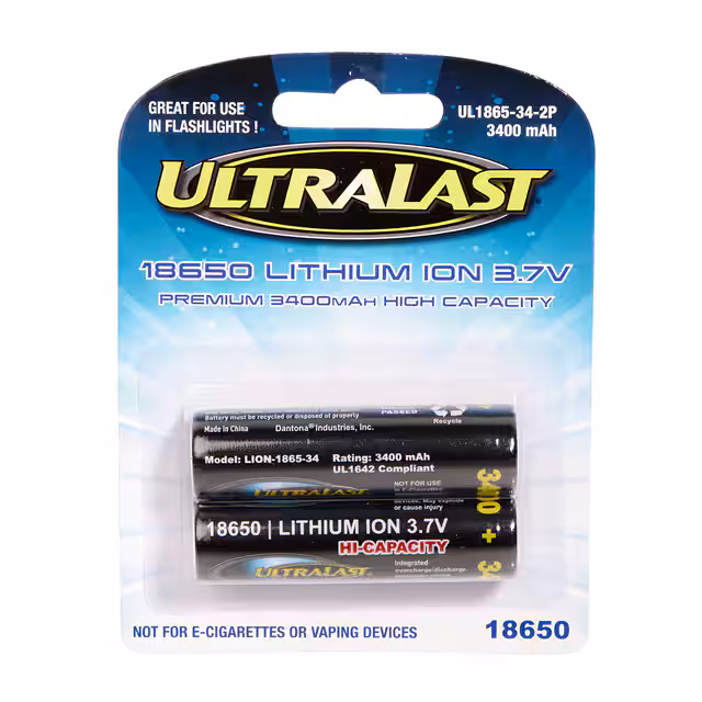 UL1865-34-2P Ultralast  Piles rechargeables (secondaires)