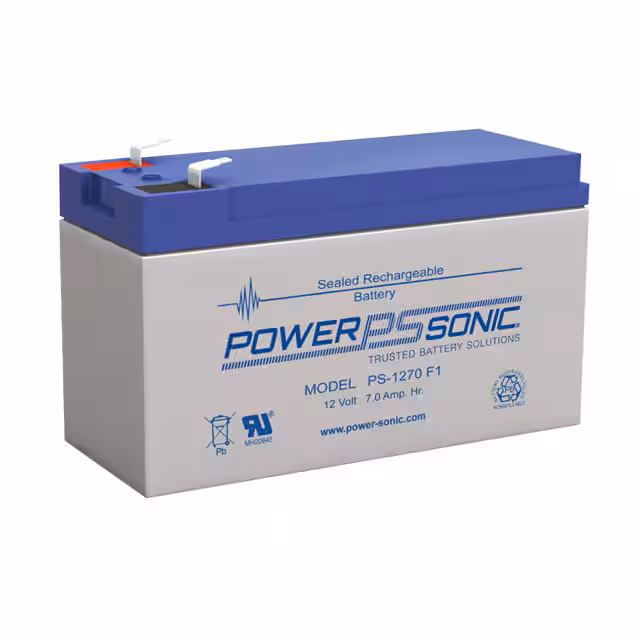 PS-1270 F1 Power Sonic Corporation  Batteries Rechargeable (Secondary)