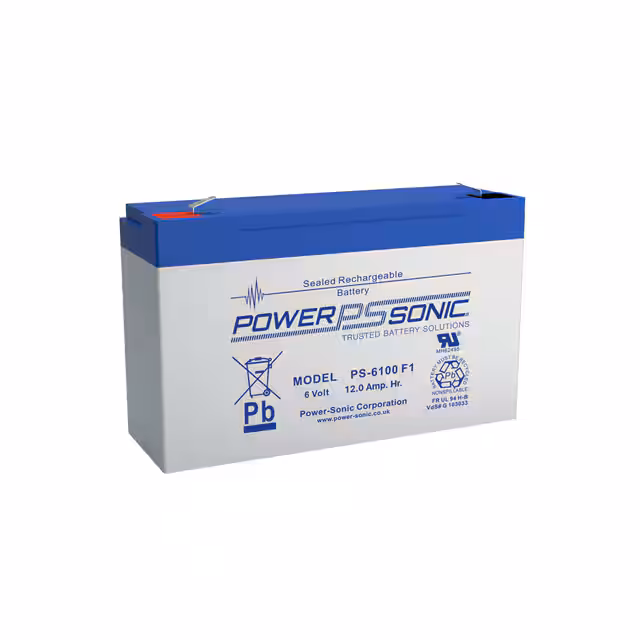 PS-6100 F1 Power Sonic Corporation  Piles rechargeables (secondaires)