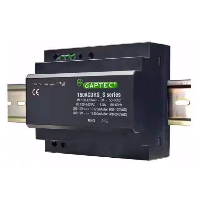 150ACDRS_24S GAPTEC Electronic  Alimentations industrielles sur rail DIN