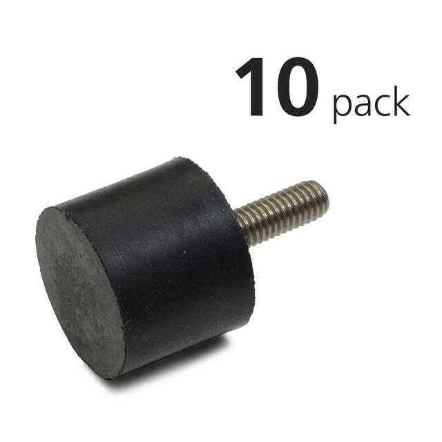 VMS20-10-M6-55-S/10PK JW Winco/Otto Ganter  Paraurti Piedini Cuscinetti Impugnature