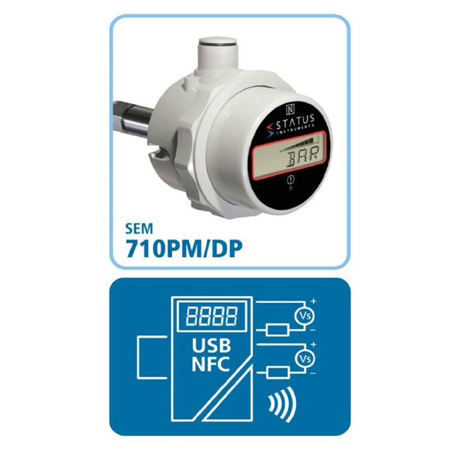 SEM710PM2/DP/C/3 Status Instruments Ltd  Drucksensoren-Wandler