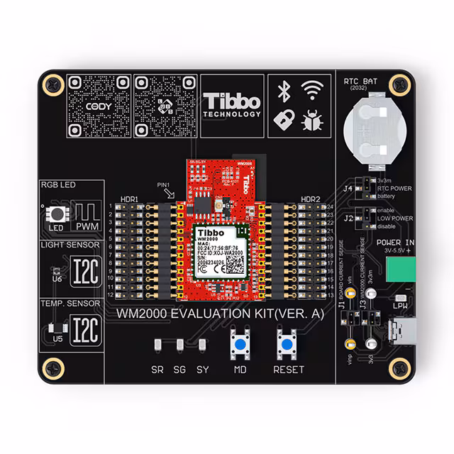 WM2000EV Tibbo  Cartes de kits d'évaluation et de développement RF