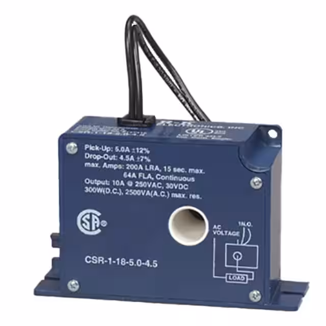 CSR-1-18-5.0-4.5 R-K Electronics, Inc. Relais et systèmes de protection