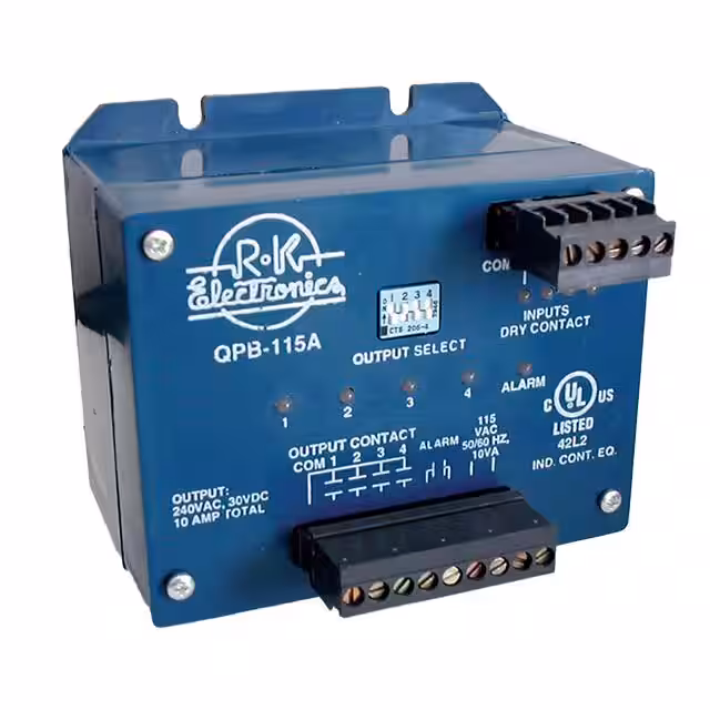 QPB-24V R-K Electronics, Inc.  Power Relays Over 2 Amps
