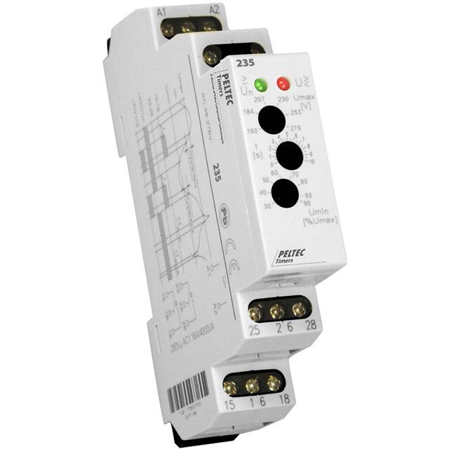 235 Peltec Timers and Controls Moniteur - Sortie relais