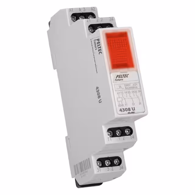 4308U Peltec Timers and Controls  Relais de puissance de plus de 2 ampères