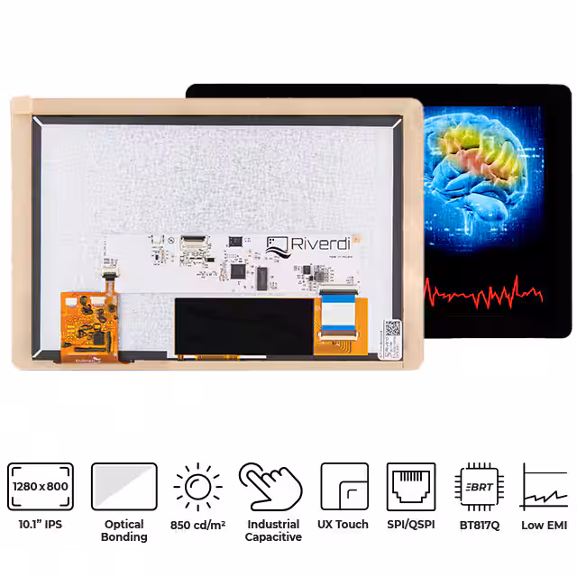 RVT101HVBNWC00-B Riverdi  Modules d'affichage - LCD OLED Graphic
