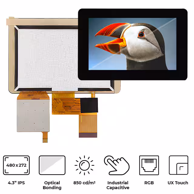RVT43HLTNWC00-B Riverdi  Modules d'affichage - LCD OLED Graphic