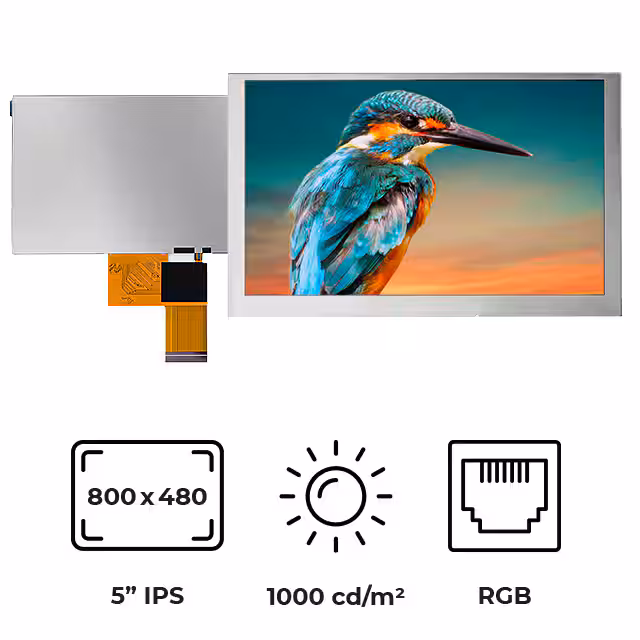 RVT50HQTNWN00 Riverdi  Anzeigemodule - LCD OLED Grafik