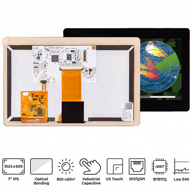 RVT70HSBNWC00-B Riverdi  Modules d'affichage - LCD OLED Graphic