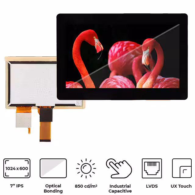 RVT70HSLNWC00-B Riverdi  Modules d'affichage - LCD OLED Graphic