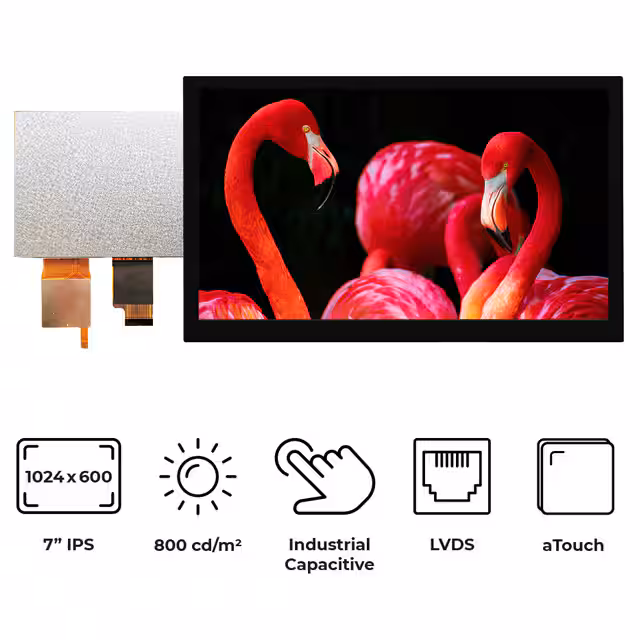 RVT70HSLNWCA0 Riverdi  Modules d'affichage - LCD OLED Graphic