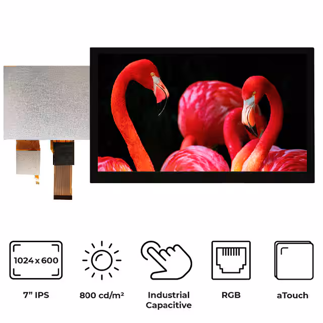 RVT70HSTNWCA0 Riverdi  Modules d'affichage - LCD OLED Graphic