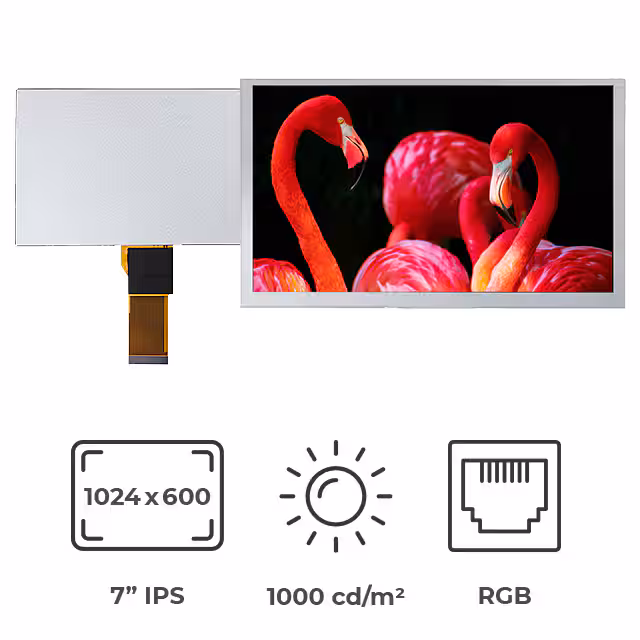 RVT70HSTNWN00 Riverdi  Modules d'affichage - LCD OLED Graphic