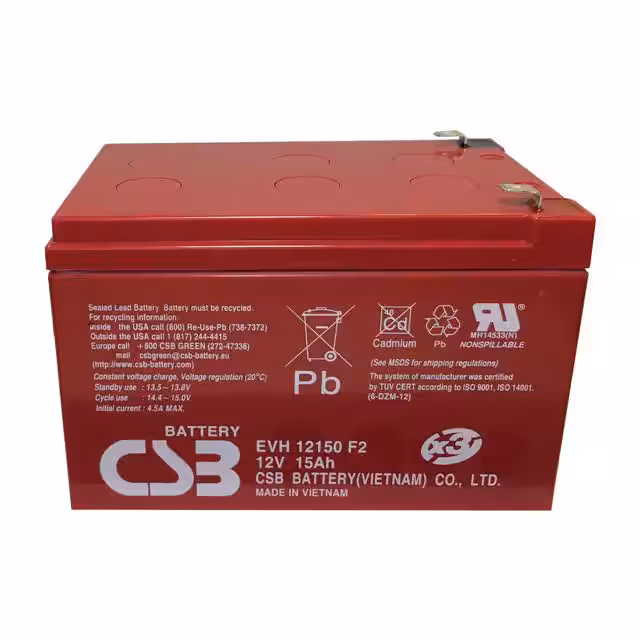 EVH12150 TNR TECHNICAL INC  Piles rechargeables (secondaires)