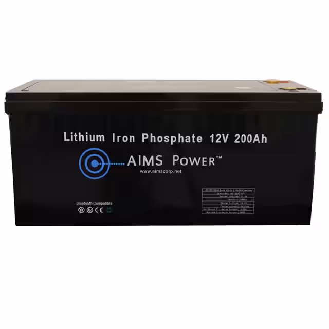 LFP12V200AB AIMS Power  Piles rechargeables (secondaires)