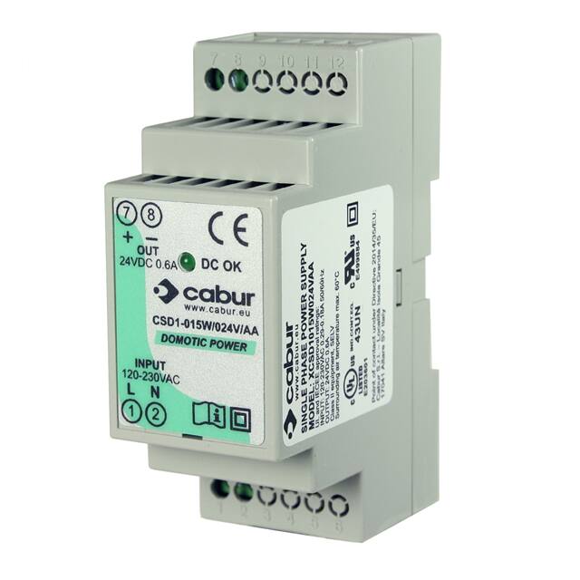 XCSD1015W024VAA Cabur  Industrial DIN Rail Power Supplies