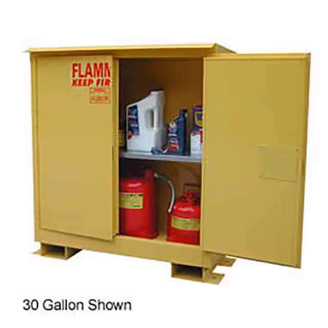 A145WP1-YEL Securall Products  Arredamento e attrezzature per postazioni di lavoro - Armadi di sicurezza per materiali pericolosi