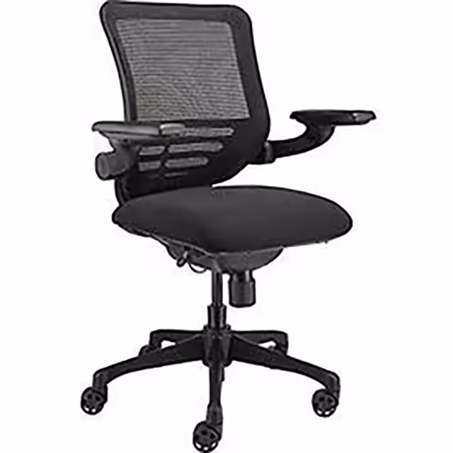SL-D5B-BK Interion By Global Industrial  Workstation Office Furniture and Equipment - Chairs and Stools
