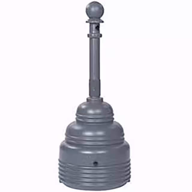 1208GRAY Eagle Mfg  Prodotti per esterni - Bidoni della spazzatura e coperture