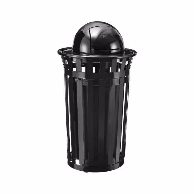 261945BK Global Industrial  Prodotti per esterni - Bidoni della spazzatura e coperture