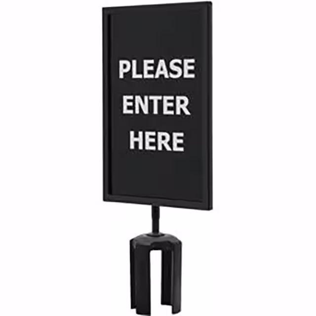 QWAYSIGN-7" X 11"-PLEASE ENTER HERE (BOTH SIDES) Queueway  Prodotti per esterni - Parcheggio e sicurezza