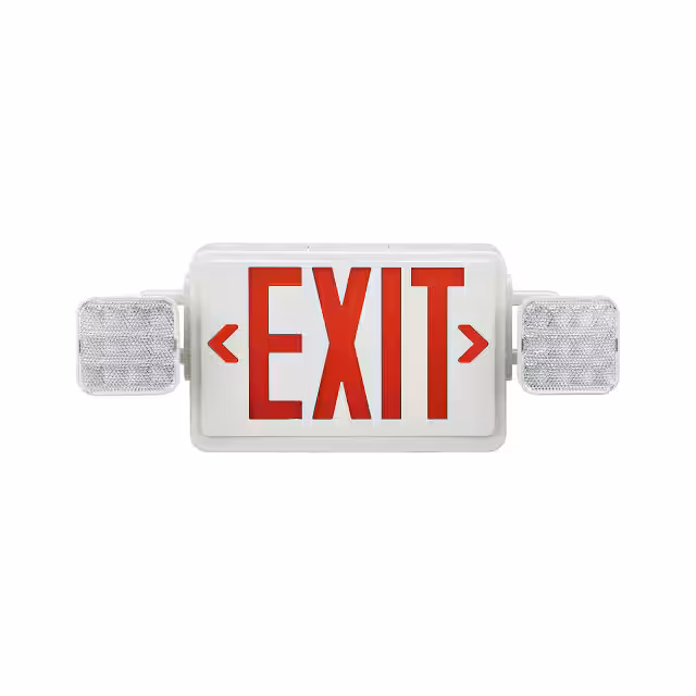 JLEC2RW Global Industrial  Sicurezza - Segnali di uscita e luci di emergenza