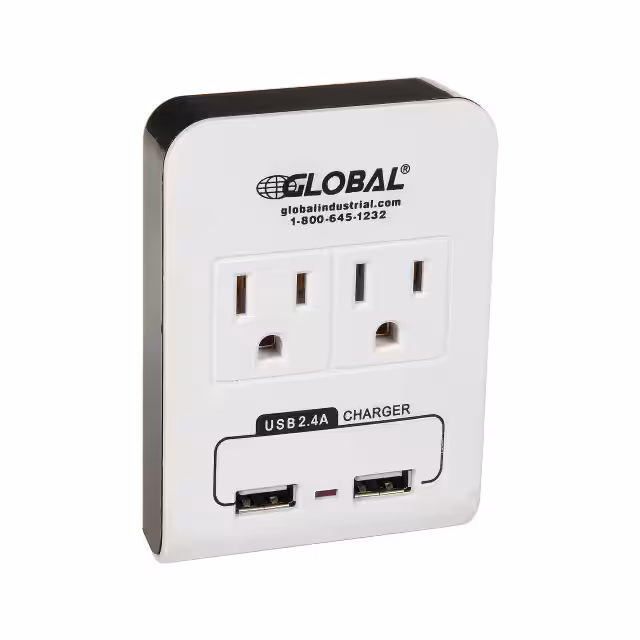 500800 Global Industrial  Adaptateurs muraux de bureau CA CC