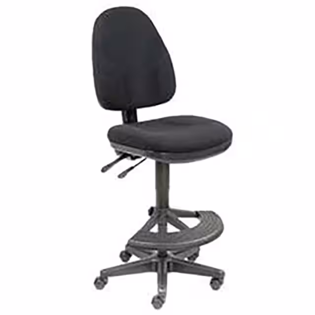 506782BK Interion By Global Industrial  Workstation Office Furniture and Equipment - Chairs and Stools