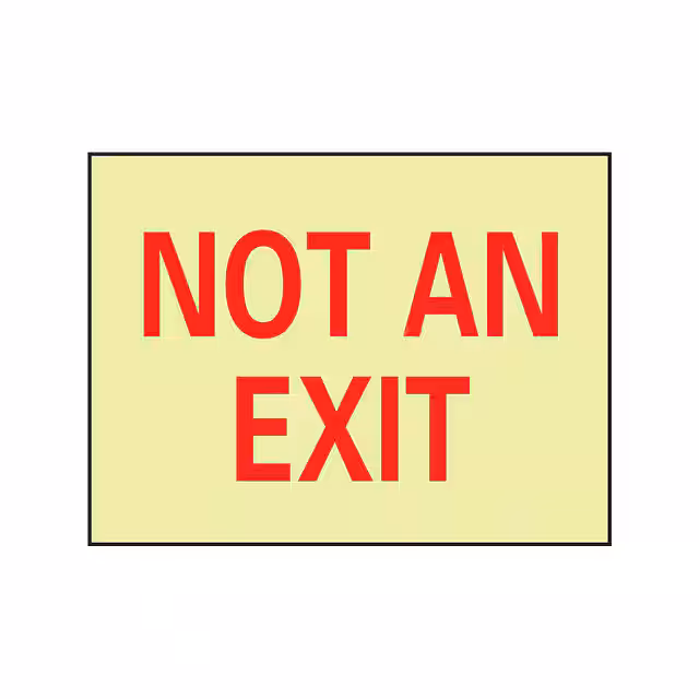 GL15P National Marker Company  Sicurezza - Segnali di uscita e luci di emergenza