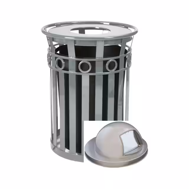 M3600-R-DT-SLV Witt Industries  Prodotti per esterni - Bidoni della spazzatura e coperture