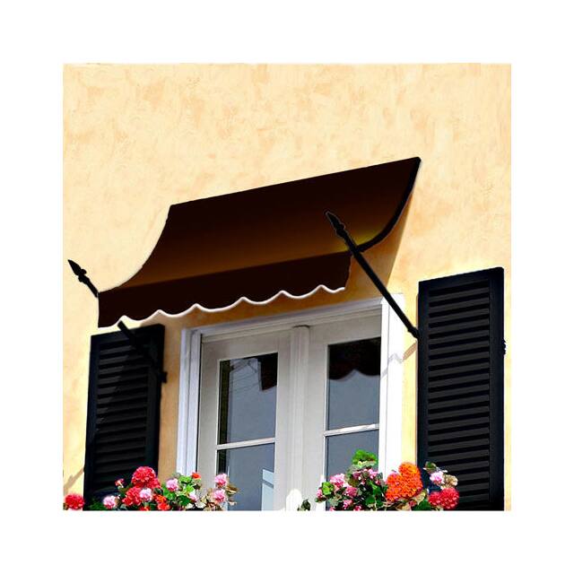 NO43-5BRN Awntech  Outdoor-Produkte - Überdachungen, Unterstände und Schuppen