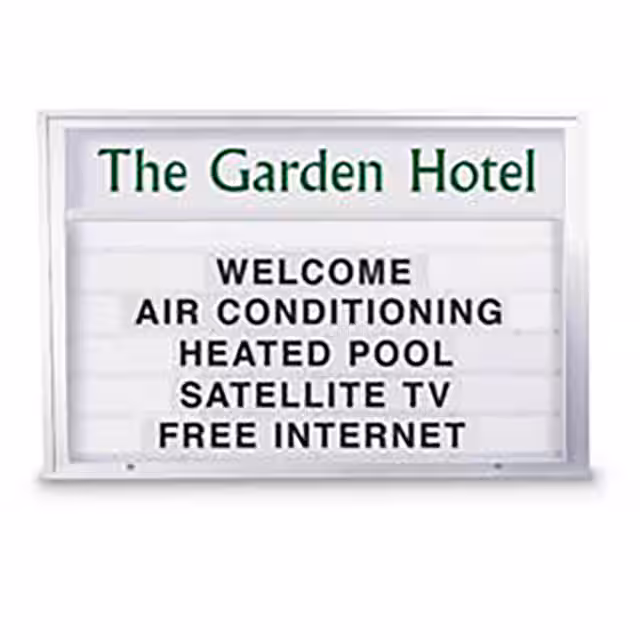 UVAT2000-SATIN-ACRYLC United Visual Products  Office Equipment - Office Supplies