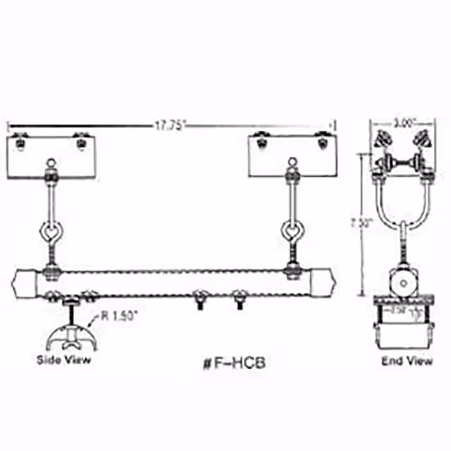 F-HCB Hubbell - Gleason  Établis et postes de travail - Accessoires