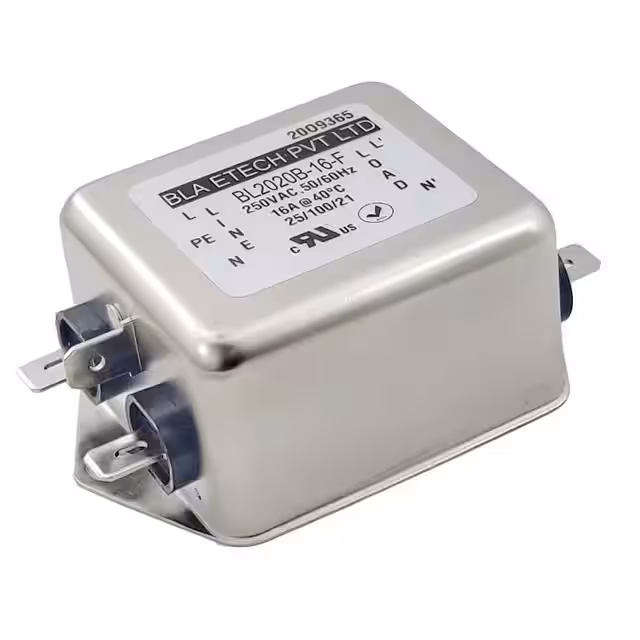 BL2020B-16-F BLA ETECH, EMV EMC  Power Line Filter Modules