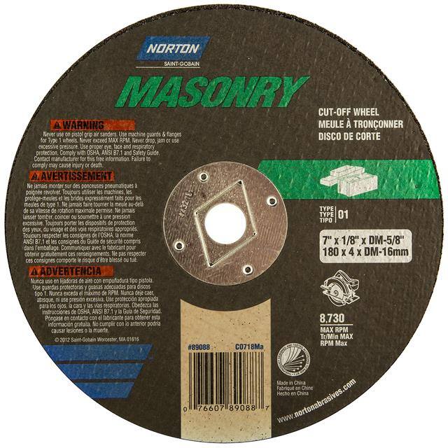 7660789088 Norton  Abrasifs et produits de conditionnement de surface