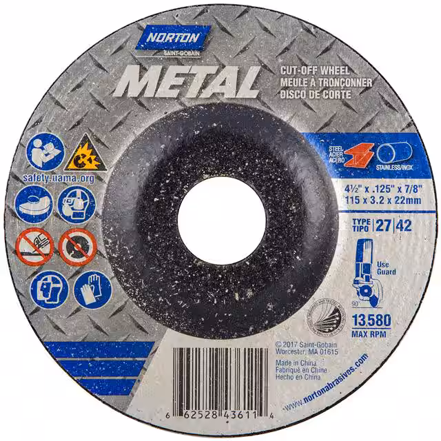 66252843611 Norton  Productos abrasivos y de acondicionamiento de superficies