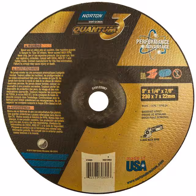 66253370805 Norton  Productos abrasivos y de acondicionamiento de superficies