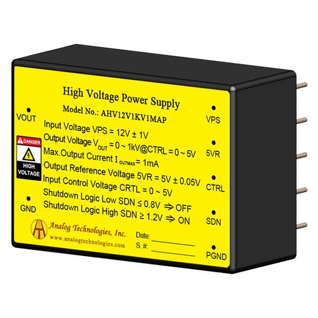 AHV12V1KV1MAP Analog Technologies  DC DC Converters