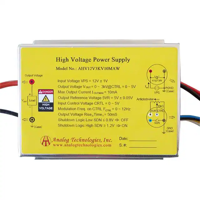 AHV12V3KV10MAW Analog Technologies  DC DC Converters