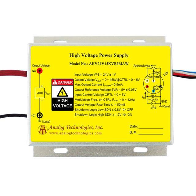 AHV24V15KVR5MAW Analog Technologies  DC DC Converters